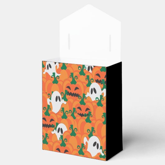 Halloween Ghosts Haunted Pumpkin Patch Favor Box Bedankdoosjes (Geopend)