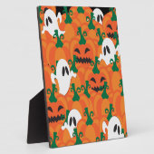 Halloween Ghosts Haunted Pumpkin Patch Fotoplaat (Zijkant)