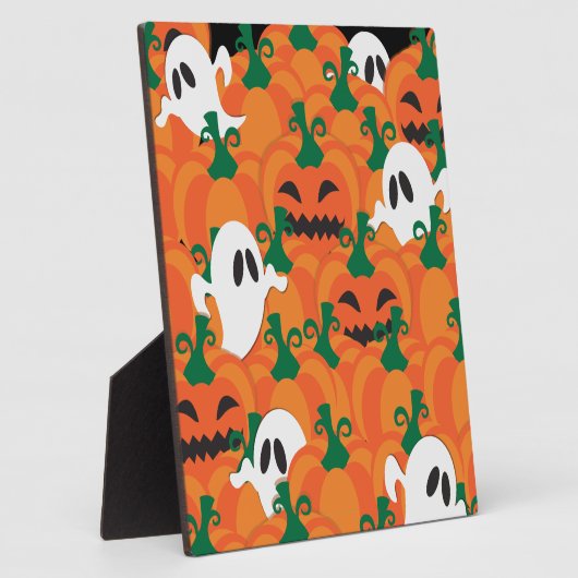 Halloween Ghosts Haunted Pumpkin Patch Fotoplaat (Zijkant)