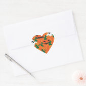 Halloween Ghosts Haunted Pumpkin Patch Hart Sticker (Envelop)