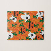 Halloween Ghosts Haunted Pumpkin Patch Legpuzzel (Horizontaal)