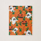 Halloween Ghosts Haunted Pumpkin Patch Legpuzzel (Verticaal)