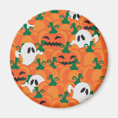Halloween Ghosts Haunted Pumpkin Patch Magneet (Voorkant)