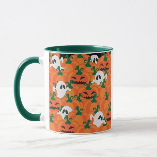 Halloween Ghosts Haunted Pumpkin Patch Mok (Links)