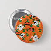 Halloween Ghosts Haunted Pumpkin Patch Ronde Button 5,7 Cm (Voorkant /achterkant)