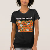 Halloween Ghosts Haunted Pumpkin Patch T-shirt (Voorkant)