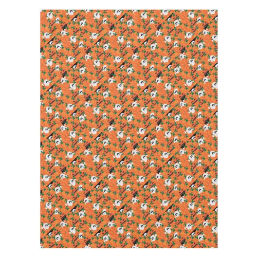 Halloween Ghosts Haunted Pumpkin Patch Tafelkleed (Voorkant)