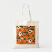 Halloween Ghosts Haunted Pumpkin Patch Tote Bag (Voorkant)