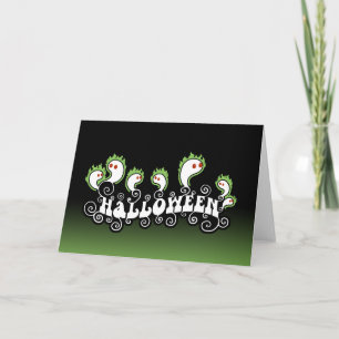 Halloween Ghosts Kaart