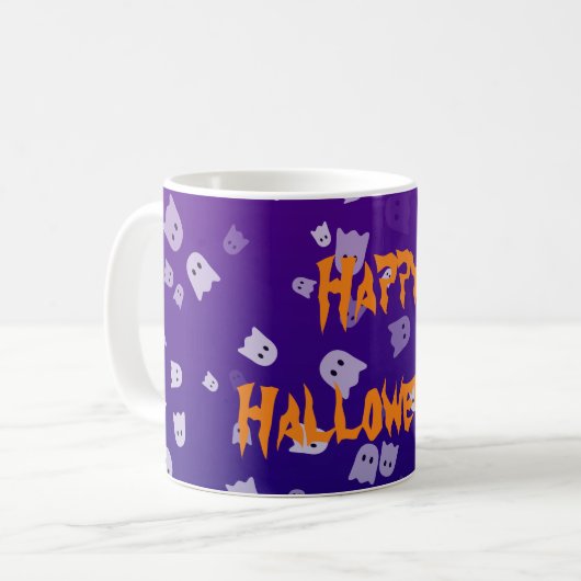Halloween Ghosts Koffiemok (Voorkant links)