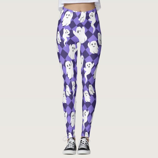 Halloween Ghosts Leggings (Voorkant)