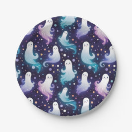 Halloween Ghosts Little Boo! Papieren Bordje