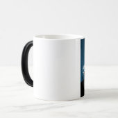 Halloween Ghosts op Graveyard Magische Mok (Voorkant links)