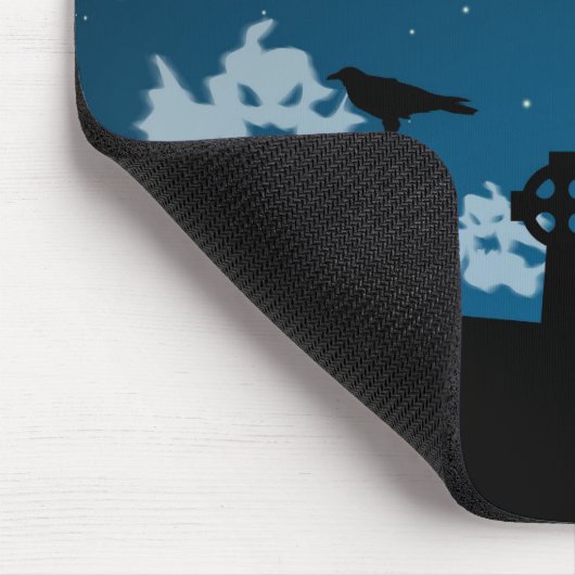 Halloween Ghosts op Graveyard Muismat (Hoek)