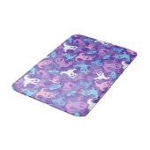 Halloween Ghosts Paarse Bath Mat (Gekanteld)