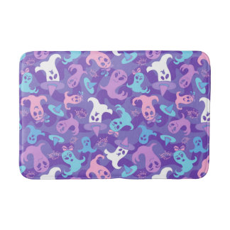 Halloween Ghosts Paarse Bath Mat