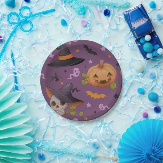 Halloween Ghosts Papieren Bordje (Feest)