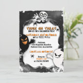 Halloween Ghosts Party Uitnodigingen (Staand voorkant)