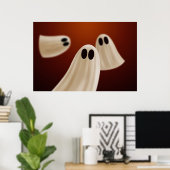 Halloween Ghosts Poster (Thuiskantoor)