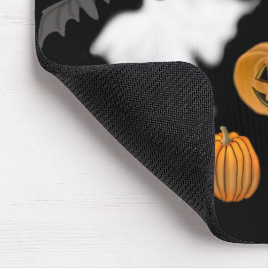 Halloween Ghosts & Pumpkins Mousepad Muismat (Hoek)