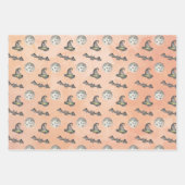 Halloween Ghosts Pumpkins Patroon Inpakpapier (Voorkant)