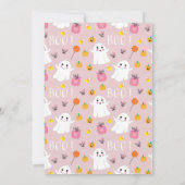 Halloween Ghosts Raad de prijs Baby shower spel Kaart (Achterkant)