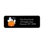 Halloween Ghosts Return-adres Etiket (Voorkant)