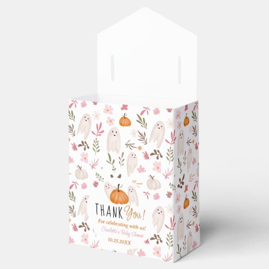 Halloween Ghosts Schattige baby shower bedankt Bedankdoosjes (Geopend)