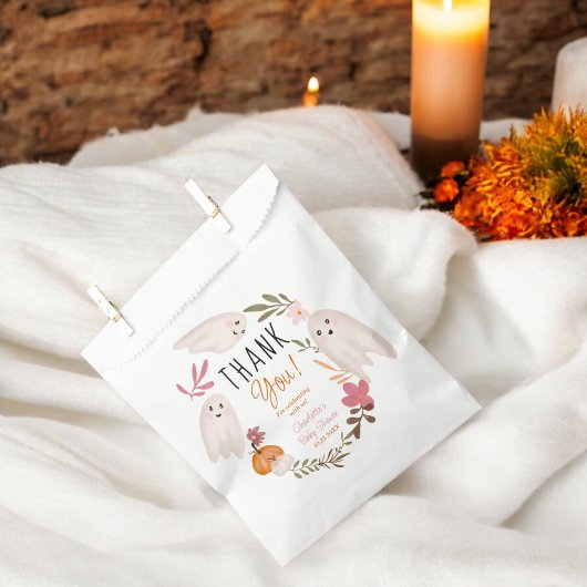 Halloween Ghosts Schattige baby shower bedankt Bedankzakje