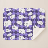 Halloween Ghosts Sherpa Deken (Voorkant (horizontaal))