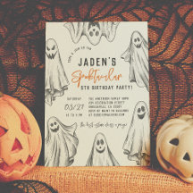 Halloween Ghosts Spooktacular Birthday Party