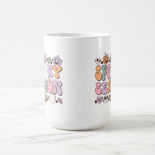 Halloween Ghosts Spooky Seizoen Koffiemok (Center)