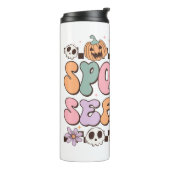 Halloween Ghosts Spooky Seizoen Thermosbeker (Gedraaid links)