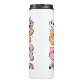 Halloween Ghosts Spooky Seizoen Thermosbeker (Achterkant)