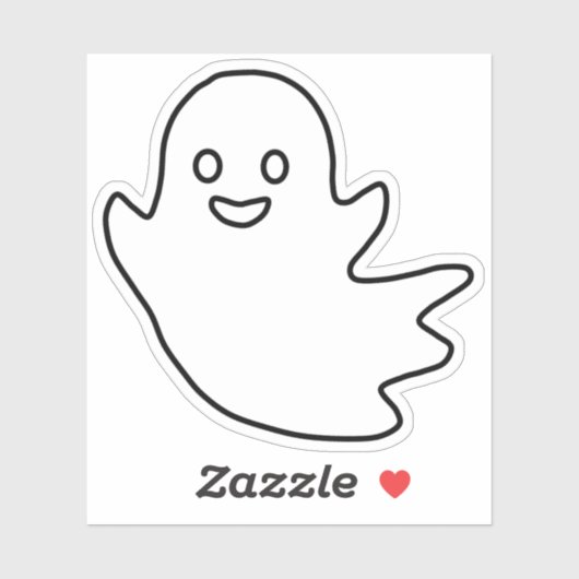Halloween Ghosts Sticker (Vel)