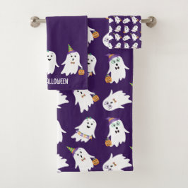 Halloween Ghosts Trick or treat Bad Handdoek