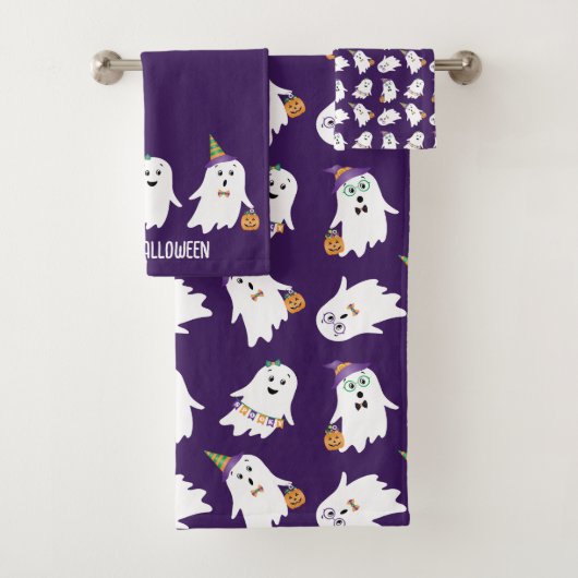 Halloween Ghosts Trick or treat Bad Handdoek (Insitu)