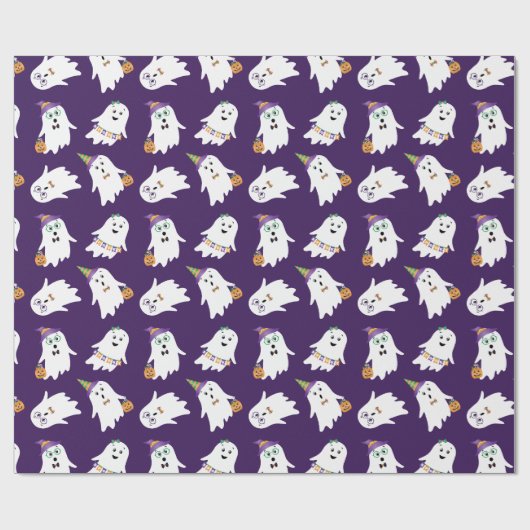 Halloween Ghosts Trick or treat Cadeaupapier (Vlak)