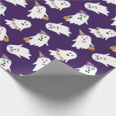 Halloween Ghosts Trick or treat Cadeaupapier (Hoek)
