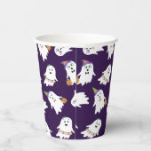 Halloween Ghosts Trick or treat Papieren Bekers (Rechts)