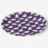 Halloween Ghosts Trick or treat Papieren Bordje (Gekanteld)