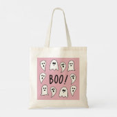 Halloween Ghosts Trick or treat Tote Bag (Achterkant)
