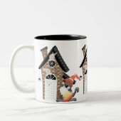 Halloween Ghosts Tweekleurige Koffiemok (Links)