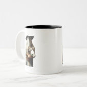 Halloween Ghosts Tweekleurige Koffiemok (Voorkant links)