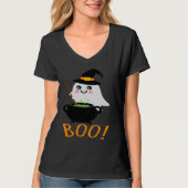 Halloween Ghosts with Magic Cauldron  Magic Potion T-shirt (Voorkant)