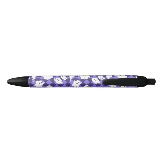 Halloween Ghosts Zwarte Inkt Pen (Achterkant)