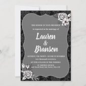 Halloween Ghotic Bridal Shower Invitation Kaart (Voorkant)