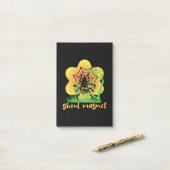 Halloween Ghoul Magnet Birthday Post-it® Notes (Op bureau)