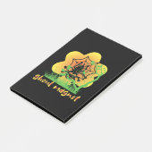 Halloween Ghoul Magnet Birthday Post-it® Notes (Schuin)