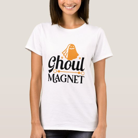 Halloween Ghoul Magnet Birthday T-shirt (Voorkant)